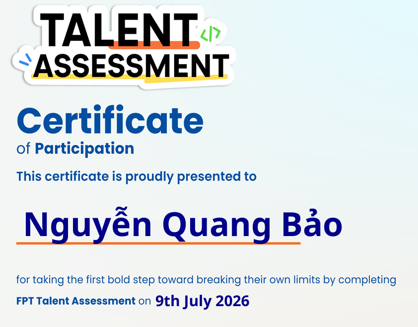 FPT Talent Assessment thumbnail