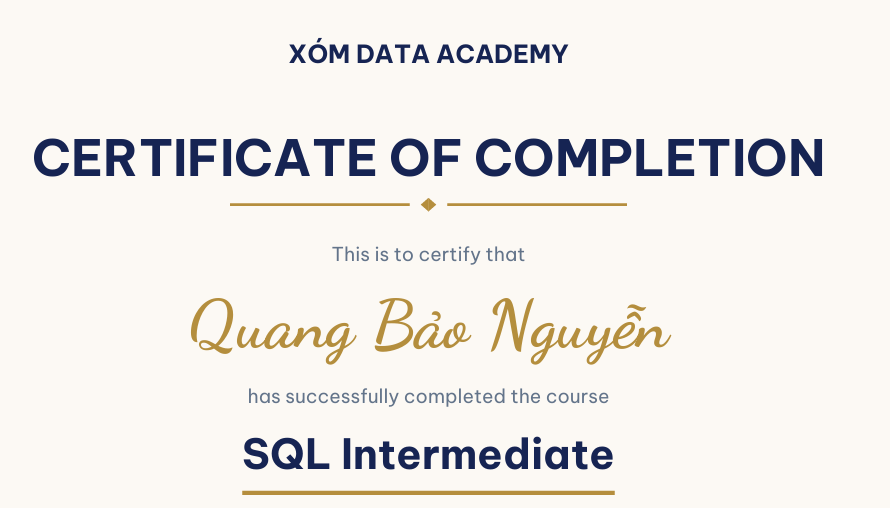 XomData SQL Intermediate thumbnail